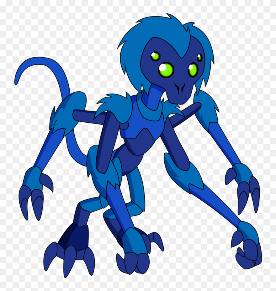 Spider Monkey Clipart Real - Ben 10 Spider Monkey Cartoon - Png Download