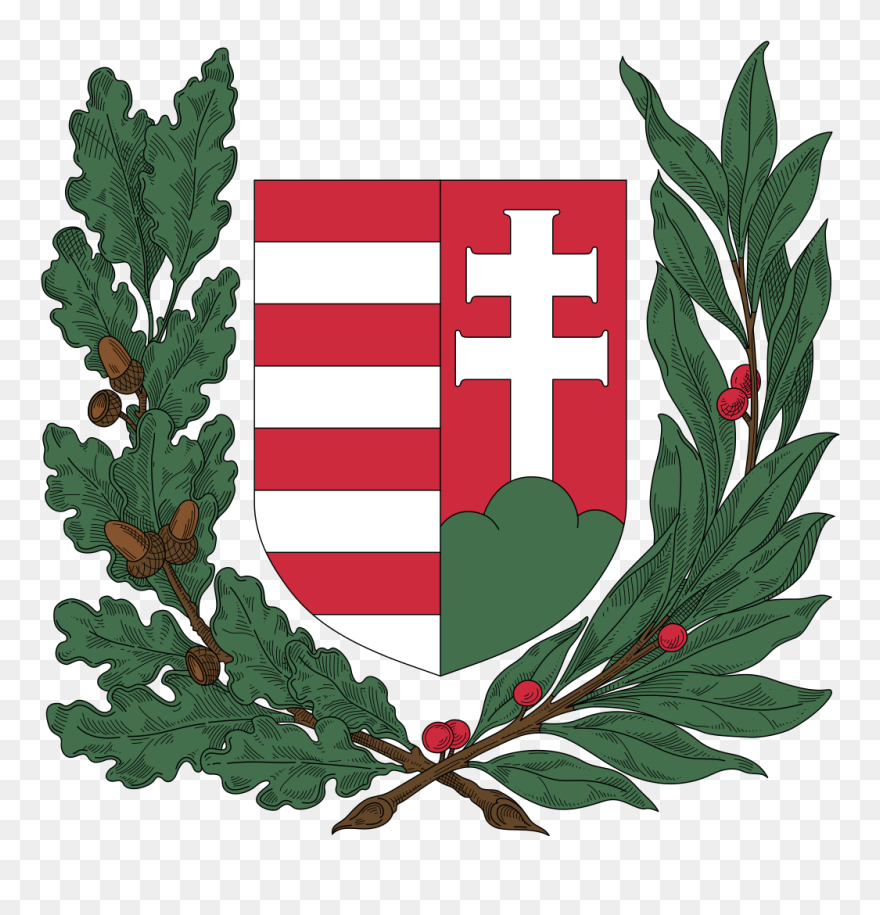 Transparent Olive Branch Clip Art - Branches On Coat Of Arms - Png Download