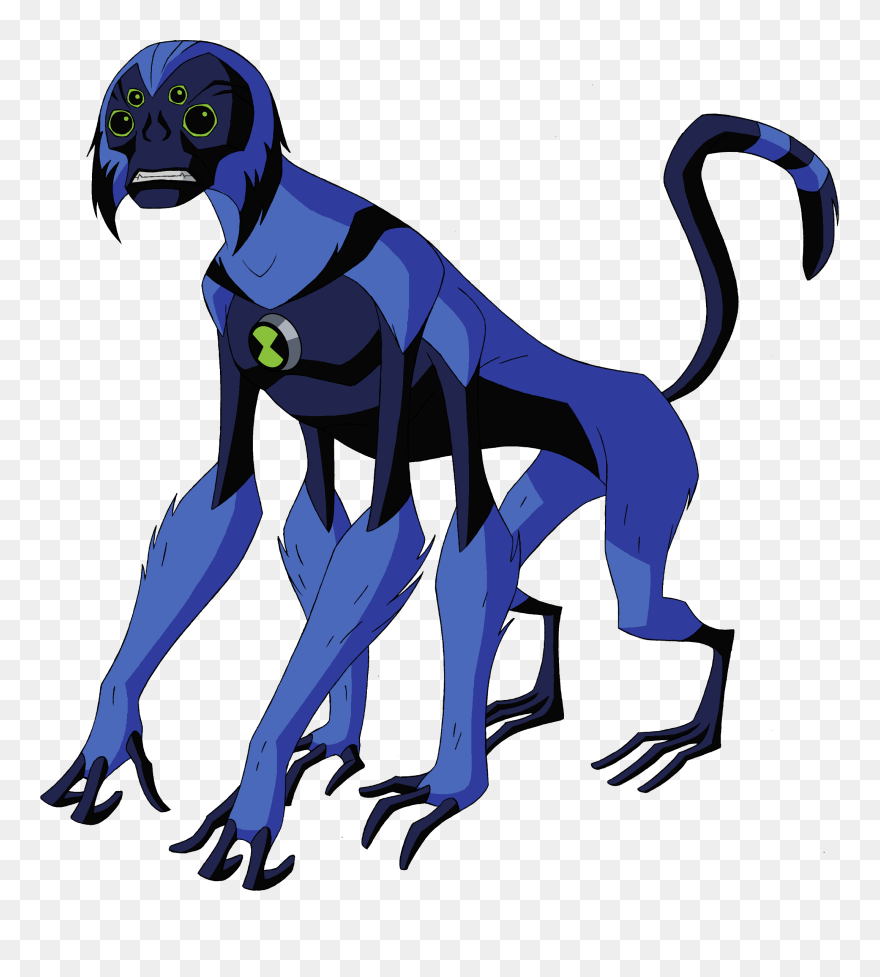 Spider Monkey Clipart Mankey - Ben 10 Ultimate Alien Spidermonkey - Png Download