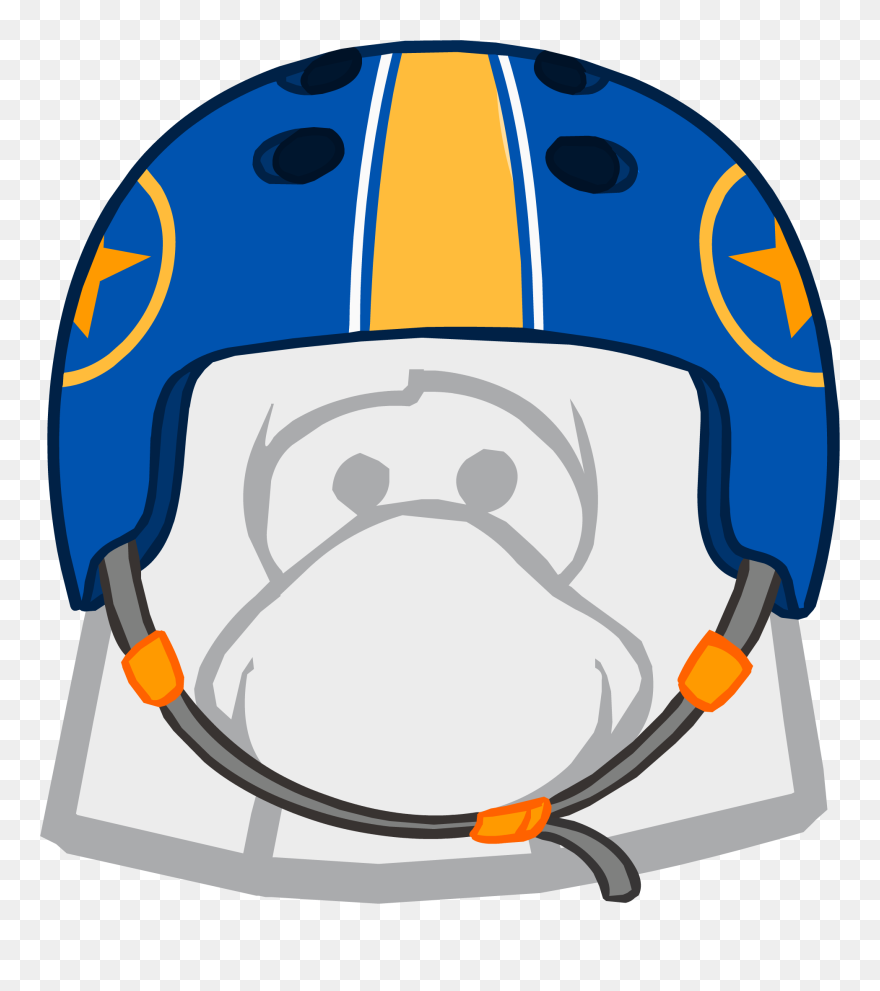 Professional Football Helmet Clipart Svg Pro Skater - Club Penguin Wig Hairs - Png Download