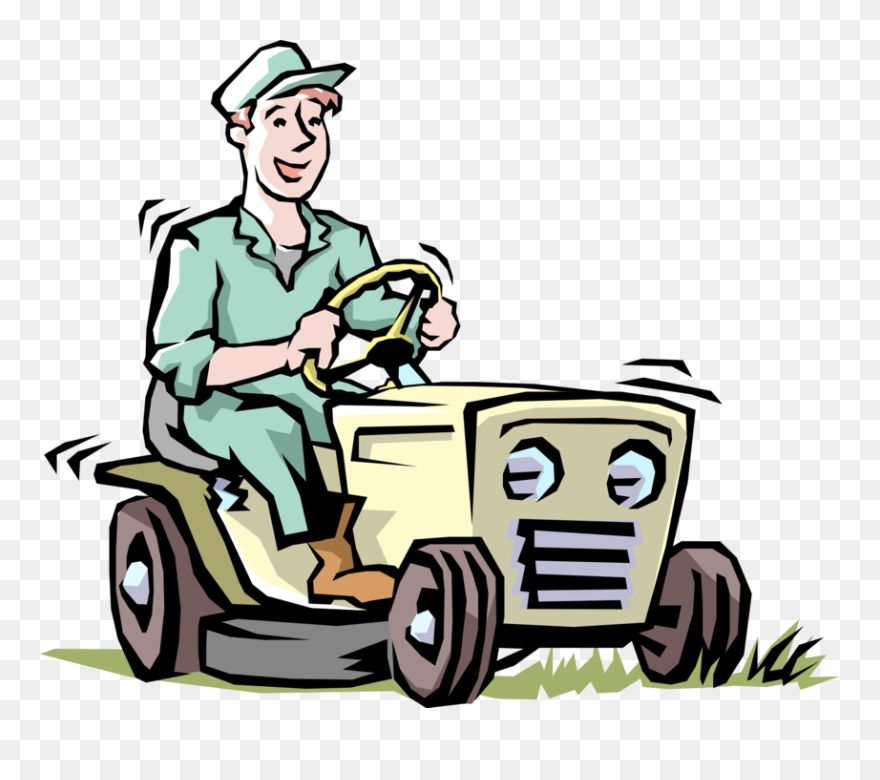 Transparent Lawn Service Clipart - Lawn Mower Clip Art - Png Download