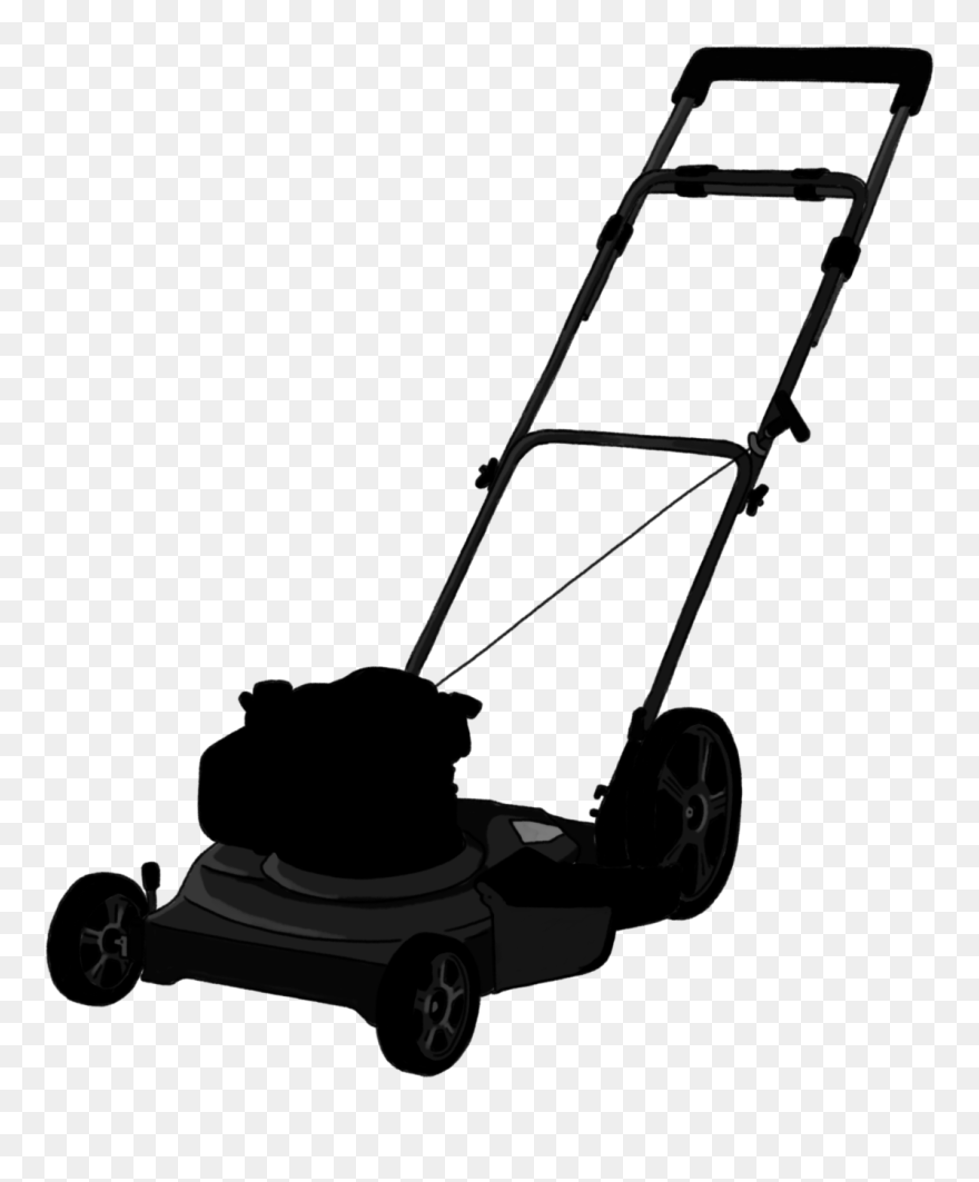 Lawnmower Clipart Lawn Equipment, Picture - Walk-behind Mower - Png Download