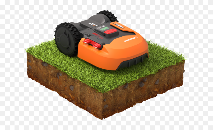 Transparent Lawn Mower Clip Art - Worx Landroid S300 - Png Download