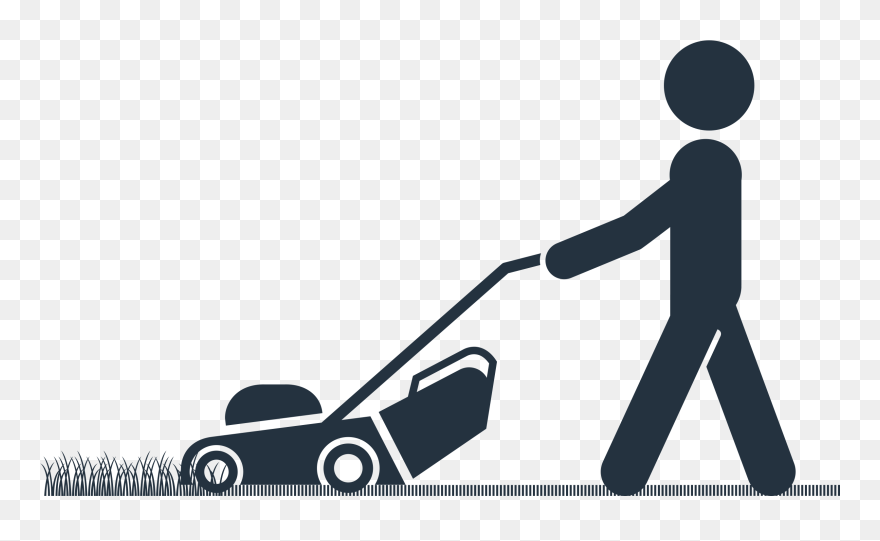 Tillage Equipment Tools Silhouettes Png Download - Lawn Mower Silhouette Clipart
