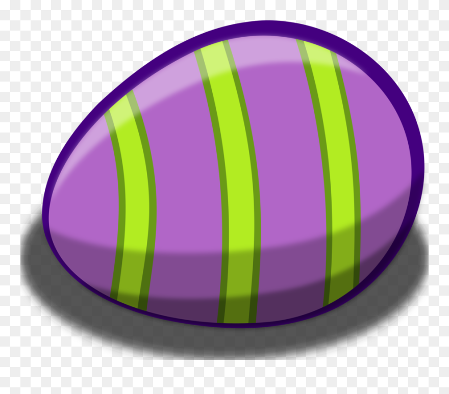 Violet Easter Egg Clipart - Single Easter Egg Clipart - Png Download
