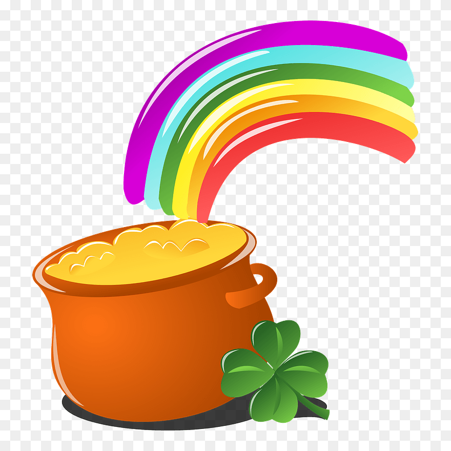 Saint Patrick"s Day Rainbow Clipart - St Patricks Day Clip Art - Png Download