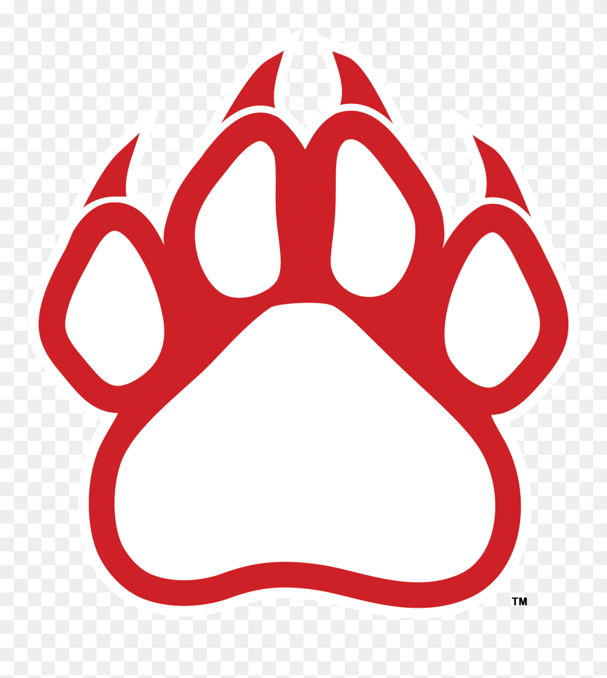 Cougar Clipart Paw Print - Transparent Background Panther Paw Clipart - Png Download