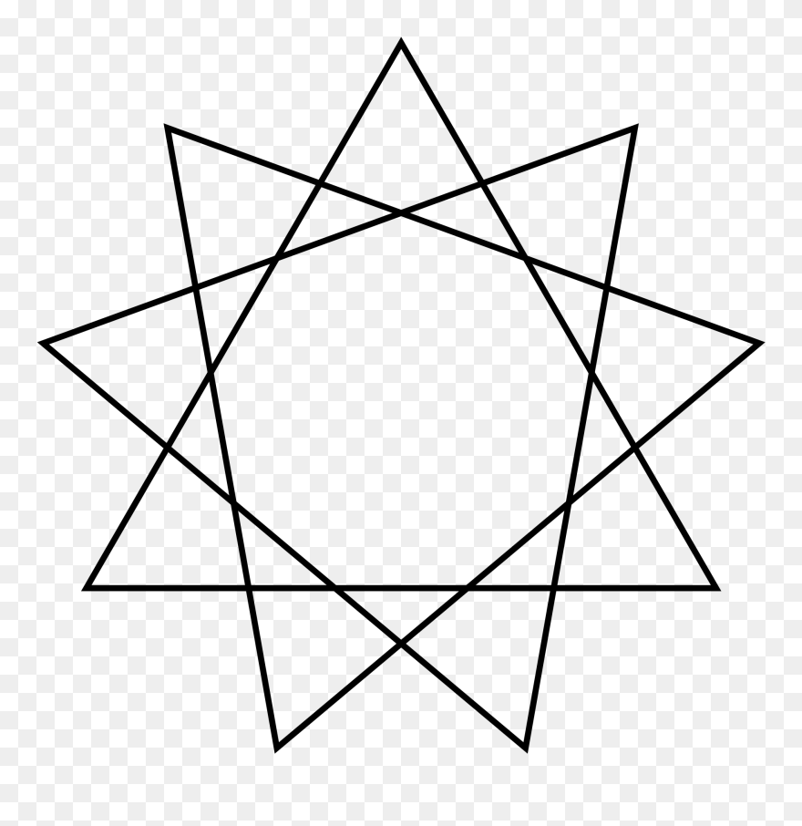 Enneagram Star Clipart