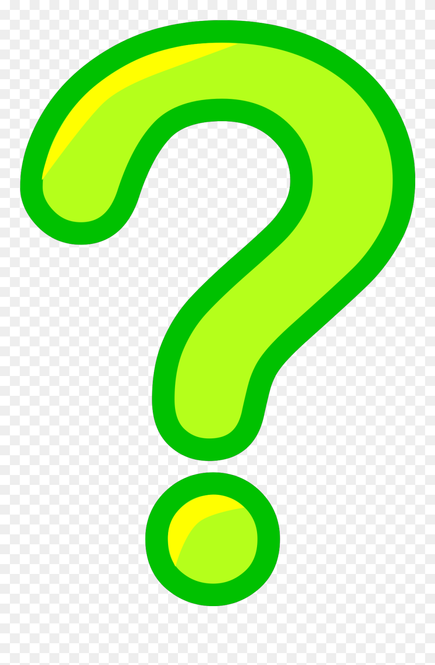 Transparent Cartoon Question Mark Clipart
