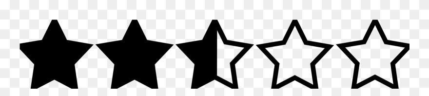 3 5 Star Rating Clipart