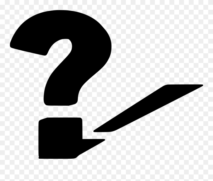 White Question Mark Transparent - Clipart Transparent Question - Png Download