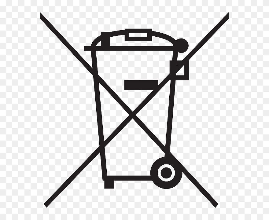Recycle, Can, Out, Container, Trash, Away, Garbage - Don T Recycle Logo Clipart