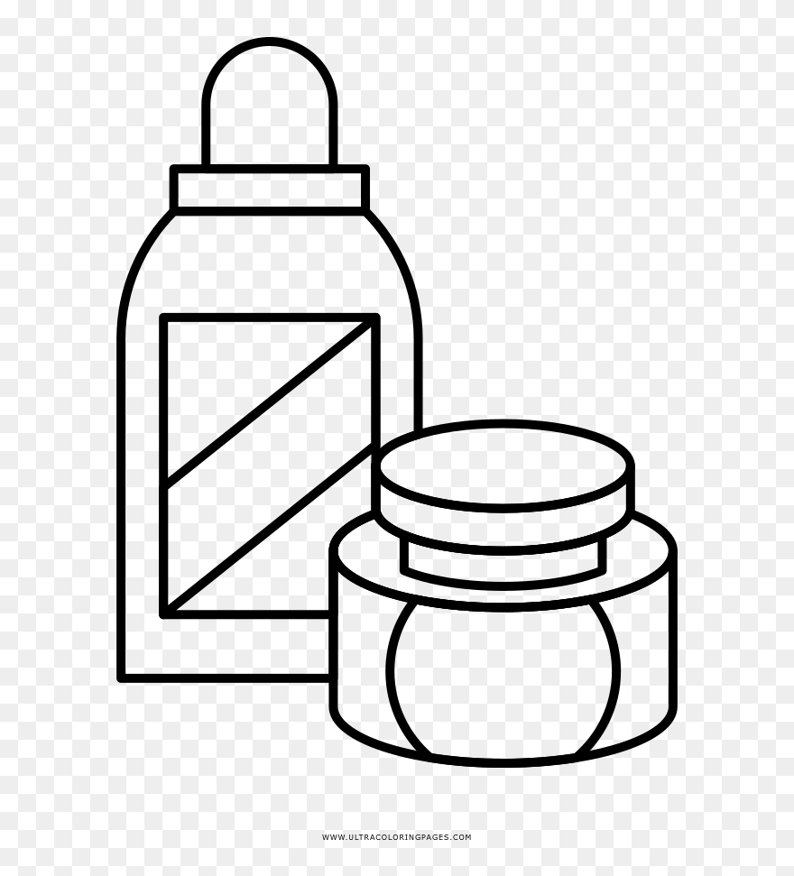 Transparent Cosmetics Clipart - Png Desenho De Produtos Cosméticos