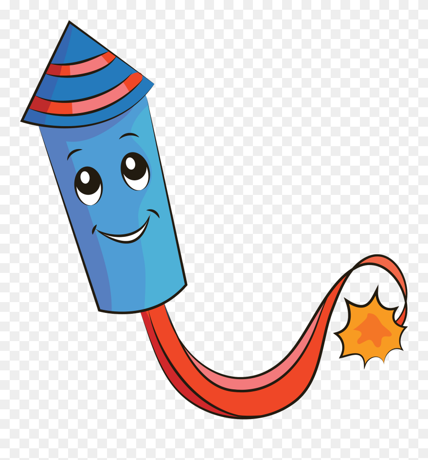 Firework Rocket Clipart - Png Download
