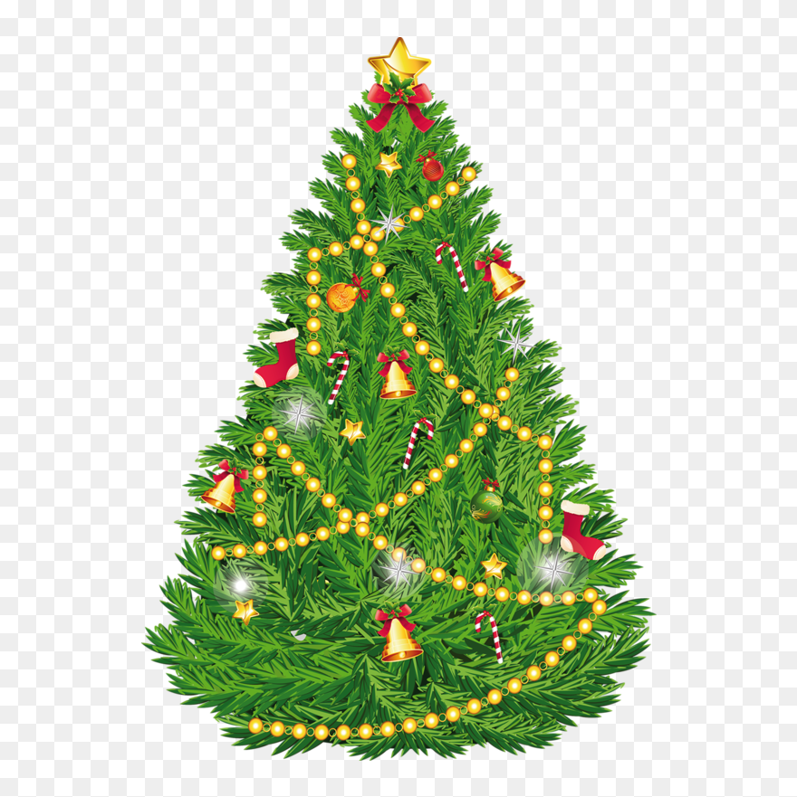 Christmas Tree Christmas Day Christmas Ornament Clip - Christmas Tree Png Hd Transparent Png