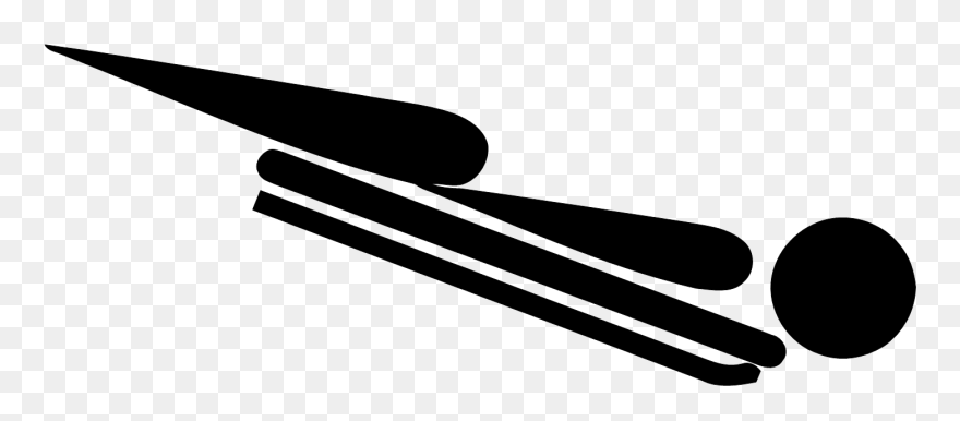 Skeleton Olympics 2018 Symbol Clipart