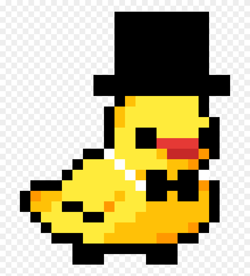 Mario Fire Flower Pixel Png Clipart , Png Download - Pixel Art Top Hat Transparent Png
