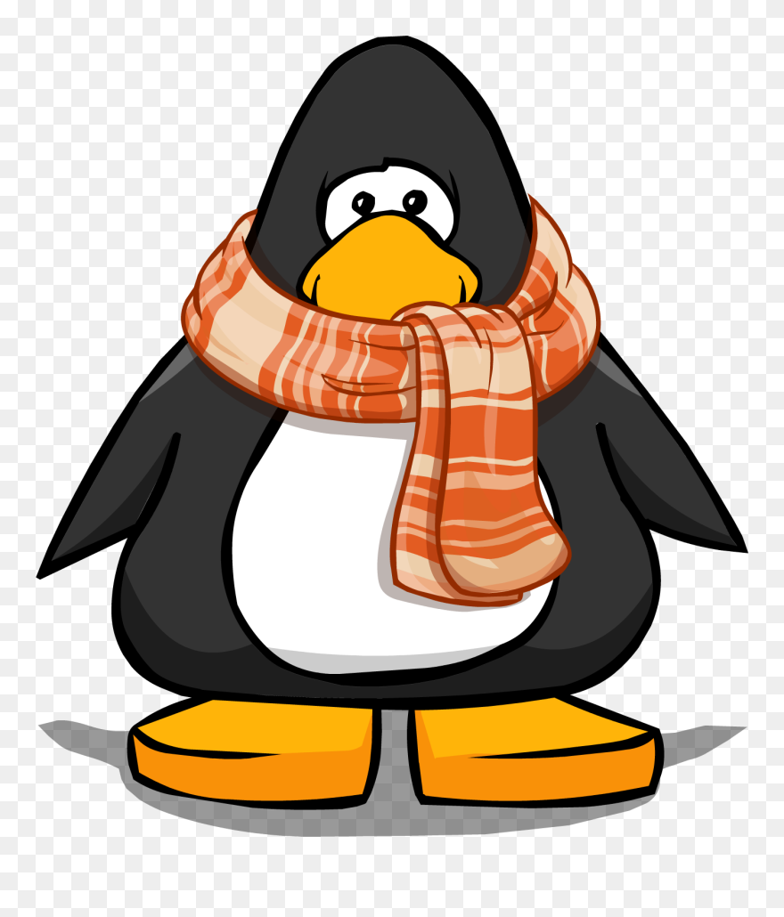 Transparent Scarf Clipart Png - Club Penguin Penguin Colors