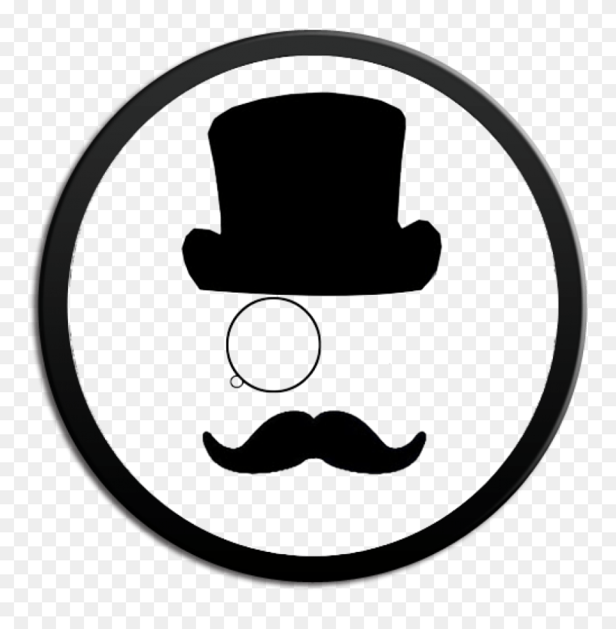 Monocle Clipart Top Hat - Top Hat Monocle Png Transparent Png