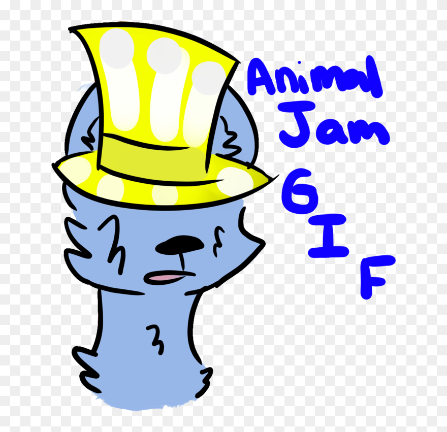 Transparent Top Hat Clip Art - Animal Jam Hat - Png Download