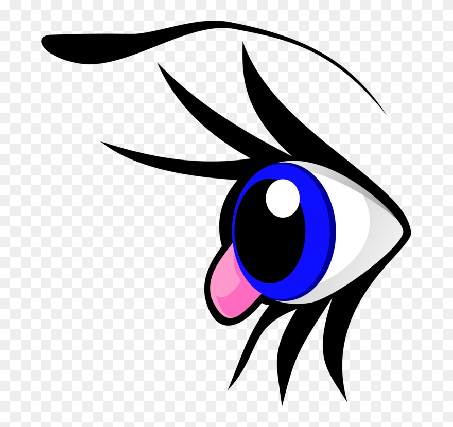 Floating Eye - Gambar Animasi Clipart