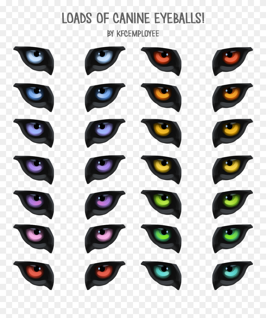 Free Canine Or Wolf - Wolf Eye Png Clipart