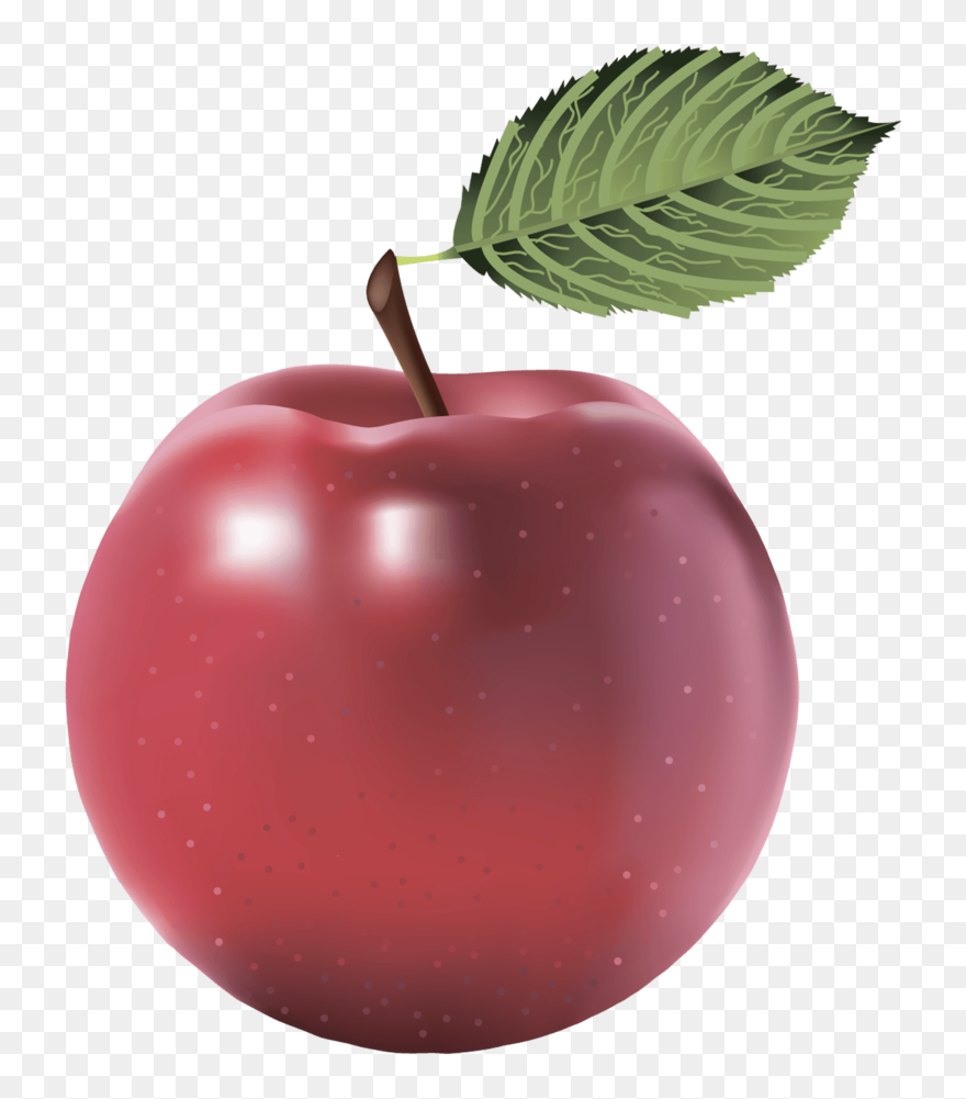 Mint And Peach Transparent Png Clipart - Png Format Apple Transparent Background