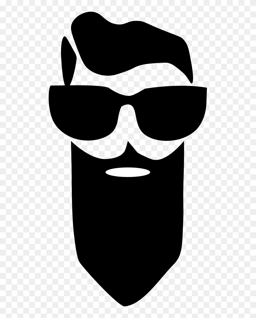 Bearded Big Image Png - Beard Man Drawing Black And White Clipart