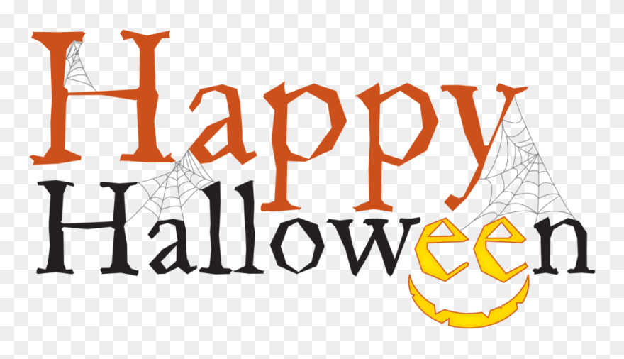 Happy Halloween Text Transparent Background - Happy Halloween Text Png Clipart