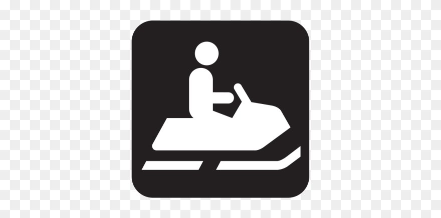 Snowmobile Trail Black Png Icons - Snowmobile Clip Art Transparent Png