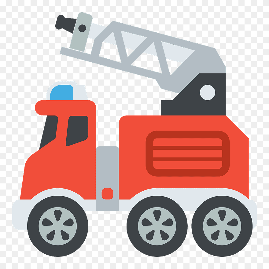 Fire Engine Emoji Clipart - Cn Tower - Png Download