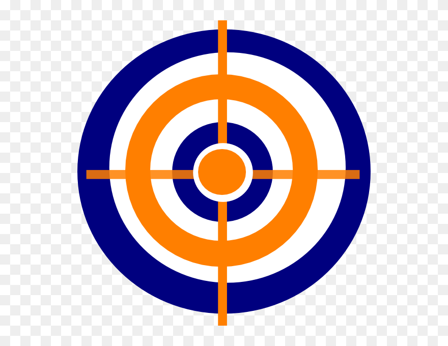 Nerf Target Clipart - Nerf Bullseye - Png Download