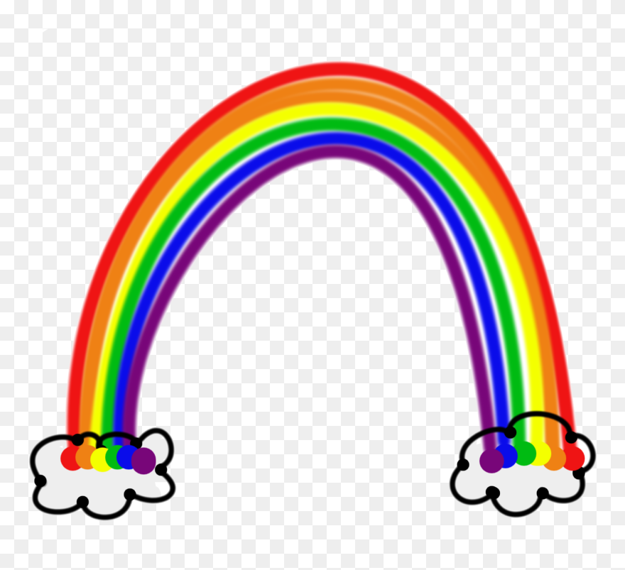 Transparent Background Rainbow Clipart - Png Download