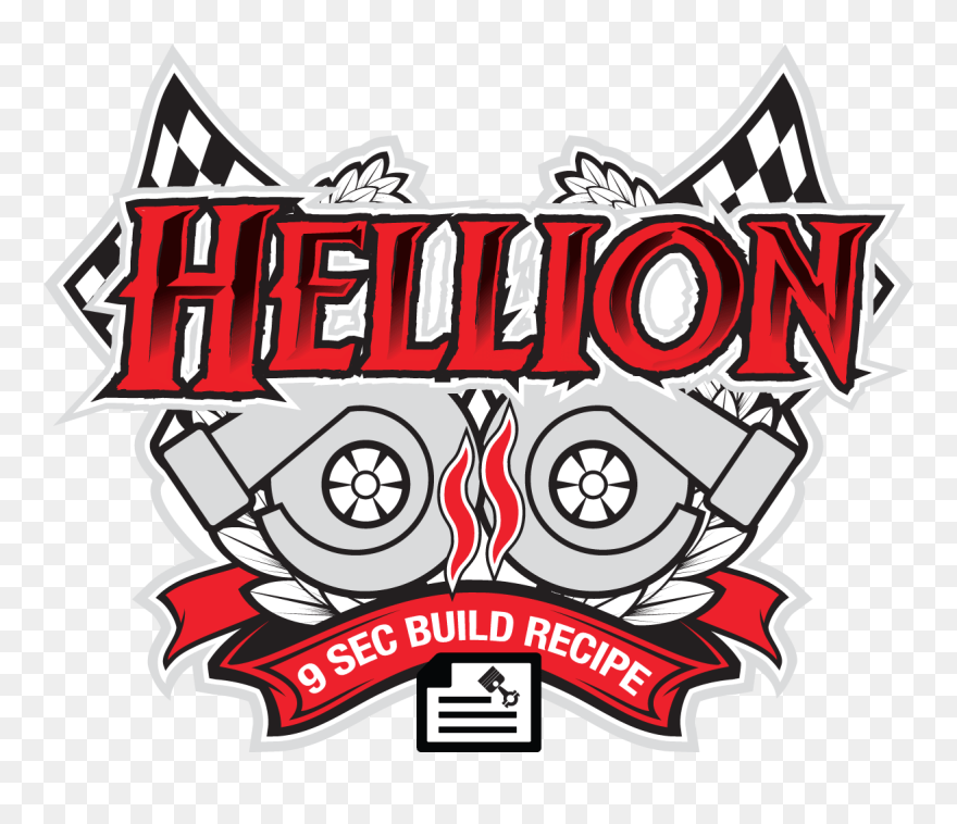Ford Mustang Logo Clip Art - Hellion Turbo Logo - Png Download