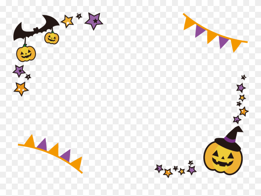 Simple Happy Halloween Transparent Png Frame - Transparent Background Halloween Frame Clipart