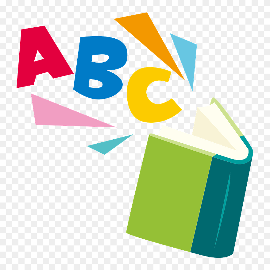 English Book Clipart - 英語 イラスト フリー 素材 - Png Download