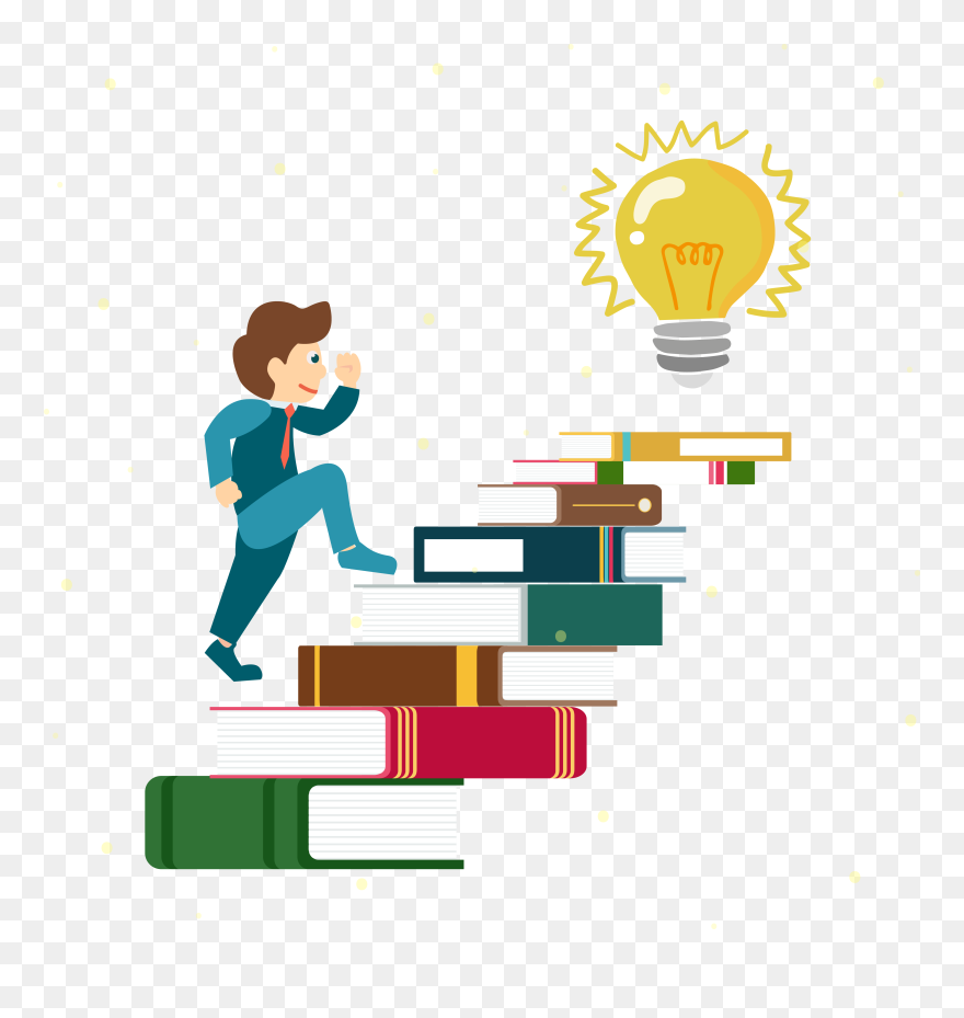 Transparent Books Clipart Png - Dibulo De Una Escalera