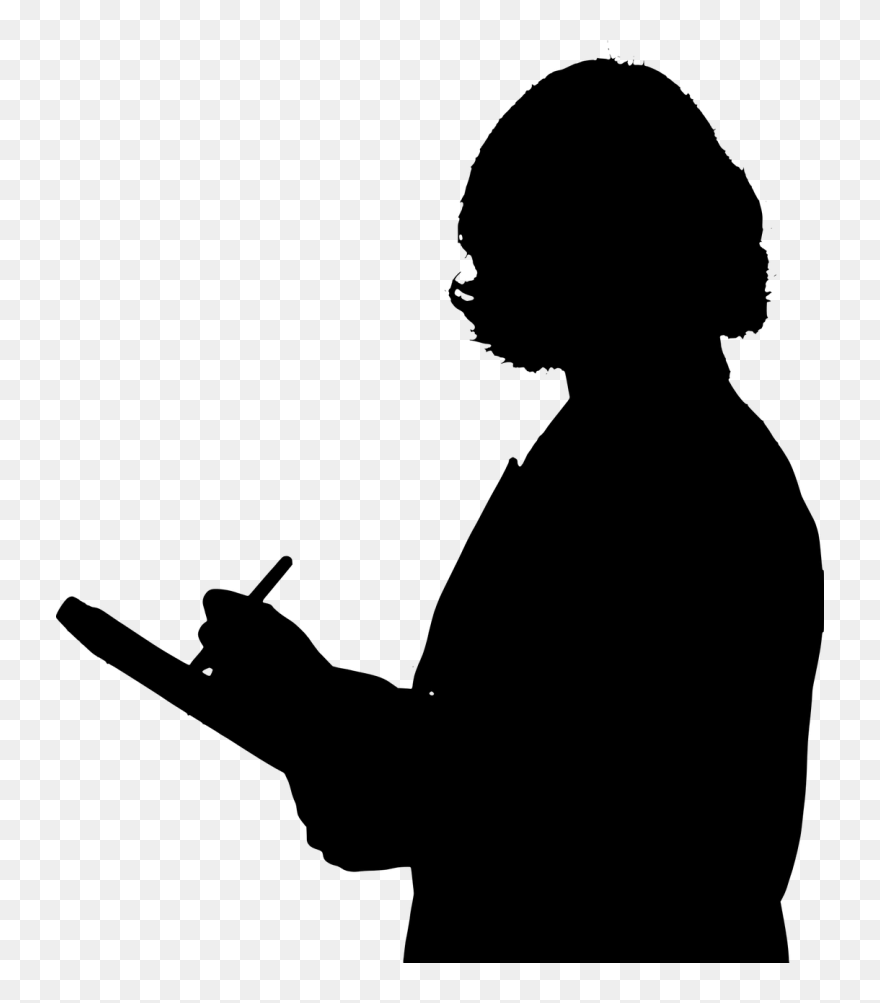 Teacher Silhouette Clip Art - Professional Woman Silhouette Png Transparent Png