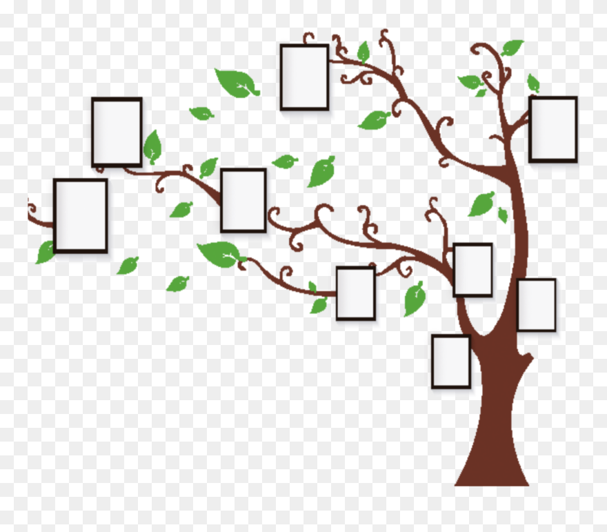 ##ftestickers #familytree #frames #pictureframes - Black And White Wall Stickers Design Clipart