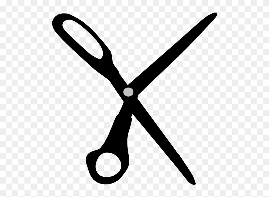 Wide Open Scissors Clipart - Png Download