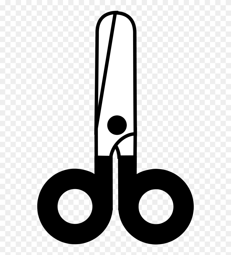 Scissors Small Clipart Pixel Size Free Design Clipartsfree - Clip Art Black And White Scissors - Png Download