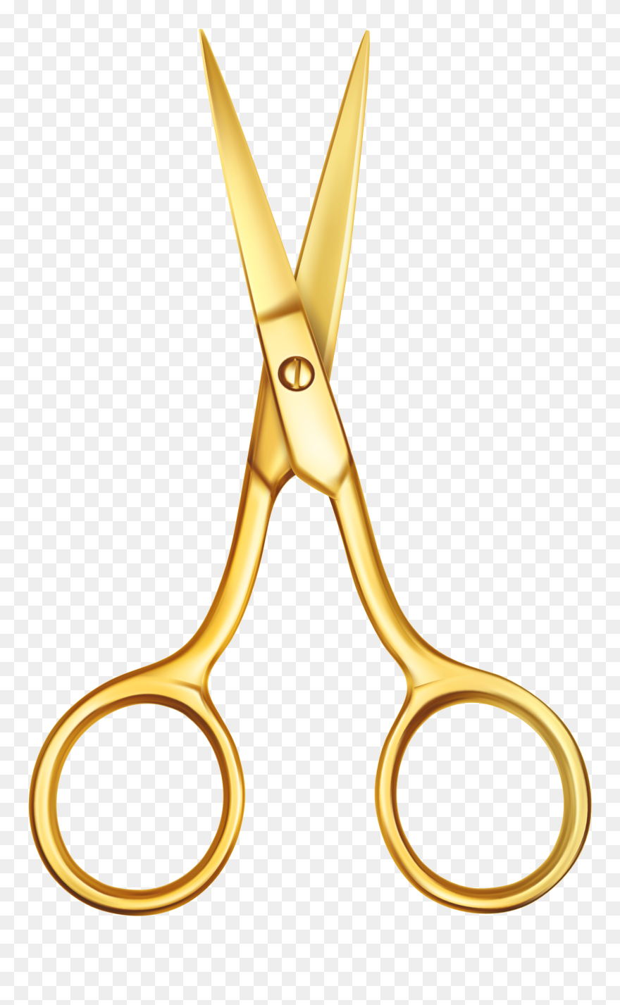 Banner Royalty Free Library Png Clip Art Image Gallery - Gold Hair Scissors Png Transparent Png