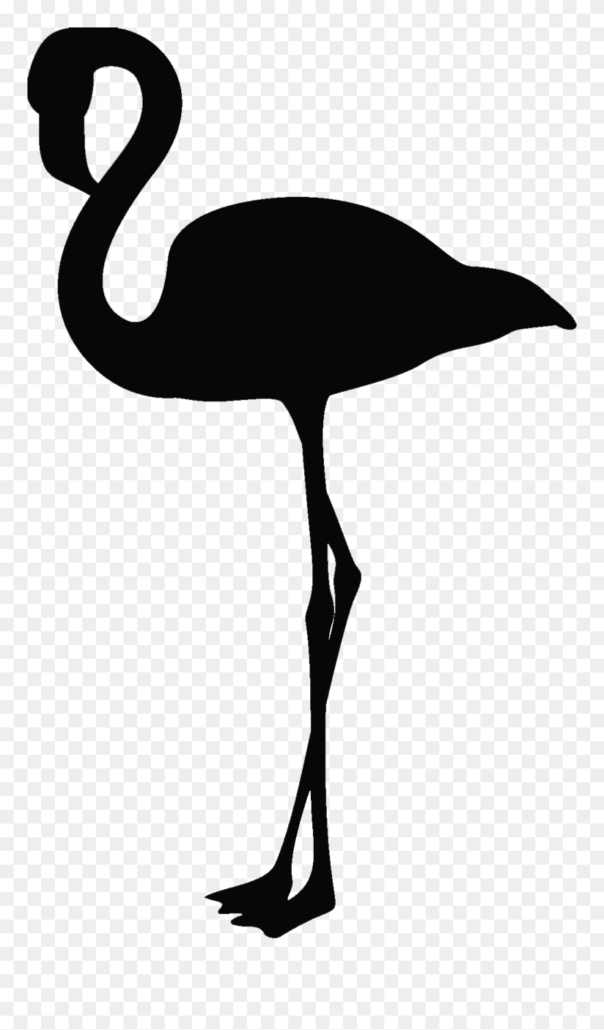 Silhouette Png Clipart Flamingo Transparent Png
