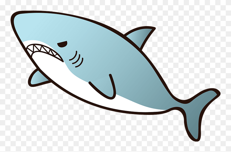 Shark Animal Clipart - サメ イラスト - Png Download