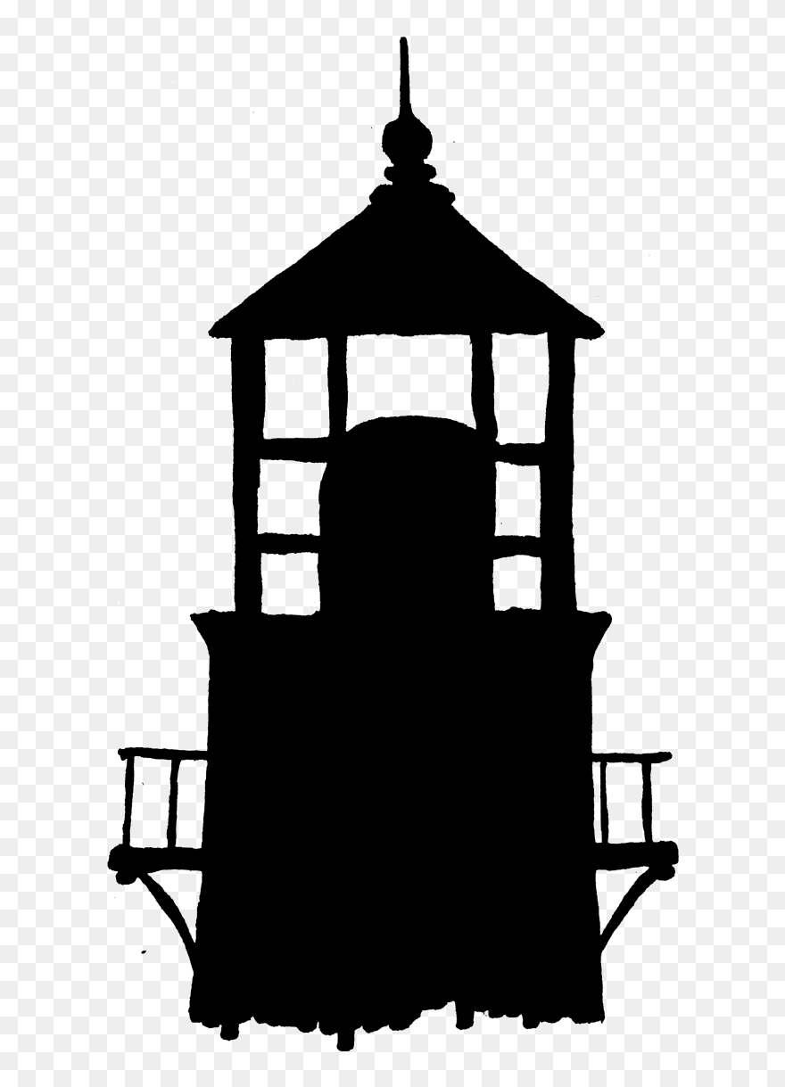 Free Christian Lighthouse Clip Art Clipart - Lighthouse Vector Free Black And White - Png Download