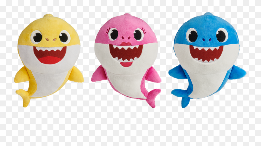 Baby Shark Song Dolls Quot Pinkfong Babyshark Wowwee - Baby Shark Plush Toy Clipart