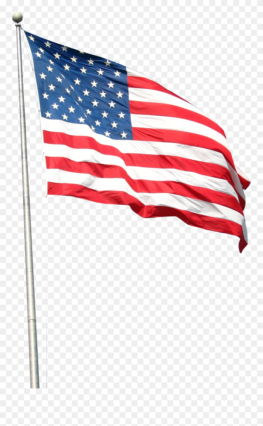 United Of American States Flag The Clipart - America Flag Png Transparent Png