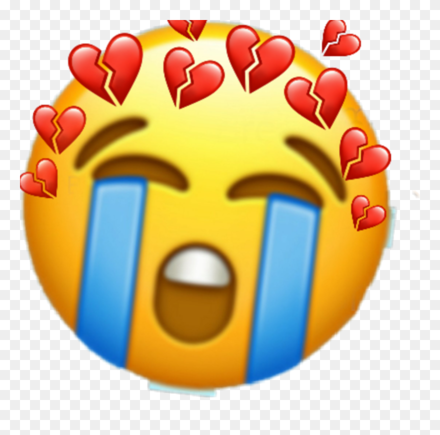 #broken - Iphone Emoji Broken Heart Clipart