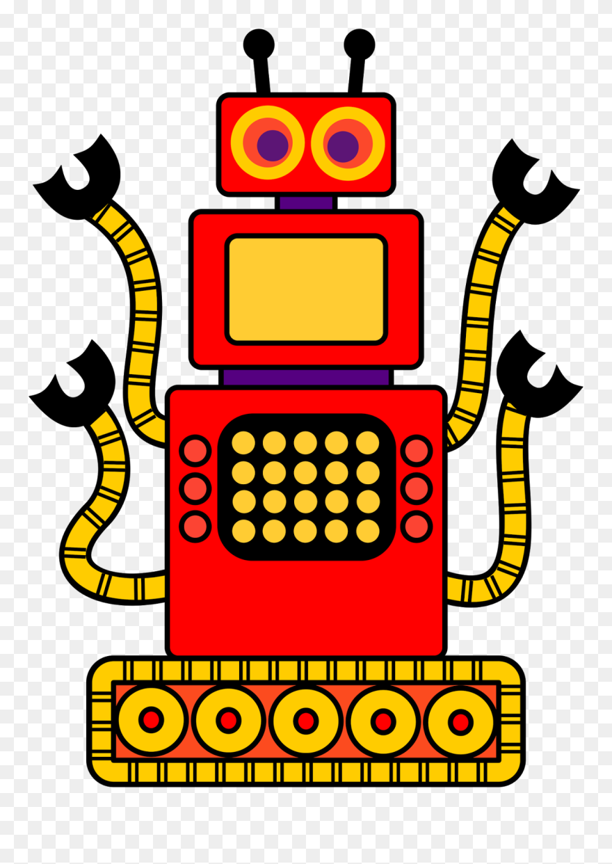 Treasures Robot Clipart - Robot Clipart - Png Download