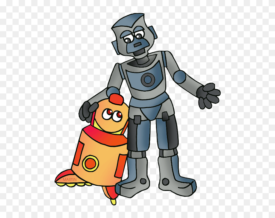 Robots - Phillip Martin Clipart Robot - Png Download